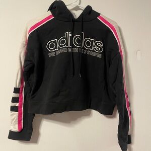 Adidas cropped hoodie